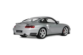 PORSCHE 911 [996.2] TURBO POLAR SILVER 2001 GT Spirit 1:18 Resinemodell (Türen, Motorhaube... nicht zu öffnen!)